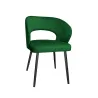 Krzesło tapicerowane AURA 180° noga czarna MG25