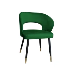 Krzesło tapicerowane AURA 180° noga czarno-złota MG25