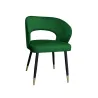 Krzesło tapicerowane AURA 180° noga czarno-złota MG25