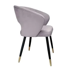 Krzesło tapicerowane AURA 180° noga czarno-złota MG55