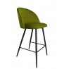 Hoker Colin BL75 – krzesło barowe z czarną podstawą