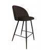Hoker Colin MG05 – krzesło barowe z czarną podstawą