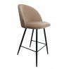 Hoker Colin MG06 – krzesło barowe z czarną podstawą