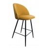 Hoker Colin MG15 – krzesło barowe z czarną podstawą