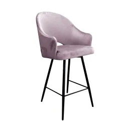 Krzesło barowe Velvet MG55 czarna podstawa