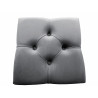 Hoker Chesterfield BL14 szary - czarna podstawa