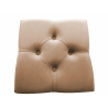 Hoker Chesterfield MG06 jasny brąz, czarna podstawa