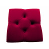 Hoker Chesterfield MG31 czerwony, czarna podstawa