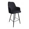 Hoker WESTA MG19 czarna podstawa – stylowe krzesło barowe