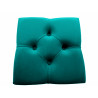 Hoker Chesterfield MG20 turkus z złotą podstawą