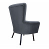 Fotel TULIP USZAK velvet nogi czarne BL14