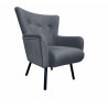 Fotel TULIP USZAK velvet nogi czarne BL14