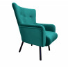 Fotel TULIP USZAK velvet MG20 nogi czarne