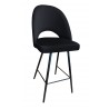 Hoker krzesło barowe Polo podstawa czarna MG19