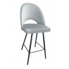 Hoker Polo czarna podstawa MG39 – eleganckie krzesło barowe