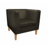 Fotel Monaco nogi buk Velvet czarny
