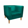 Fotel Monaco MG20 Velvet turkus nogi buk