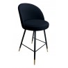 Hoker krzesło barowe Trix podstawa czarna/złota MG19