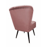 Fotel PRL MG58 velvet indyjski, nogi czarne