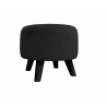 Pufa ALA noga czarna MG19
