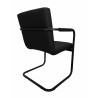 Krzesło konferencyjne SWING D1 – czarny stelaż, komfort