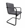 Krzesło konferencyjne SWING D23 – czarny stelaż, wygoda