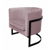 Fotel Glamour MG55 velvet, podstawa czarna