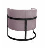 Fotel Glamour MG55 velvet, podstawa czarna