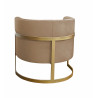 Fotel Glamour MG06 złoty – styl i komfort do eleganckich wnętrz
