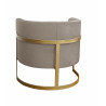 Fotel Glamour MG09 złoty – stylowy i wygodny fotel