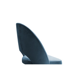 Krzesło Polo BL06 noga profil czarna, tkanina Bluvel
