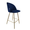 Hoker krzesło barowe Colin podstawa złota MG16