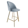 Hoker Colin BL06 – krzesło barowe, złota podstawa Profil