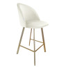 Hoker krzesło barowe Colin podstawa Profil złota MG50