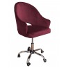 Fotel obrotowy VELVET MG02 śliwka