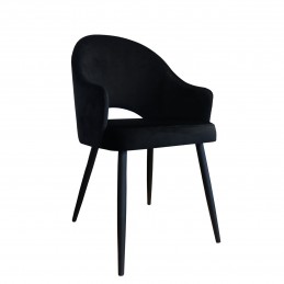 Krzesło Velvet noga czarna...