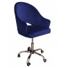 Fotel obrotowy VELVET MG16 granatowy