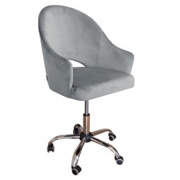 Fotel obrotowy VELVET MG17 szary