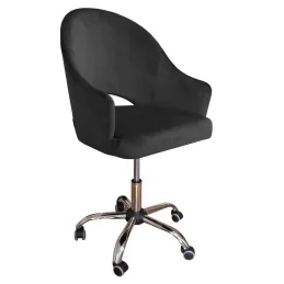 Fotel obrotowy VELVET MG19 czarny