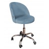 Fotel obrotowy TRIX BL06 szary błękit – elegancja i komfort