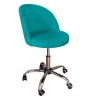 Fotel obrotowy TRIX MG20 turkus – styl i komfort