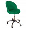 Fotel obrotowy TRIX MG25 zieleń butelkowa – elegancja