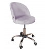 Fotel obrotowy TRIX MG55 szary róż – styl i wygoda