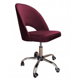 Fotel obrotowy POLO MG02 śliwka