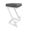 Hoker ZETA LOFT METAL BL14 biały – stylowe krzesło barowe