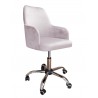 Fotel obrotowy WESTA MG55 szary róż – nowoczesny design