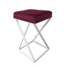 Hoker ZOA LOFT MG02 velvet śliwka biały stelaż