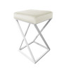 Hoker krzesło barowe ZOA LOFT podstawa biała MG50