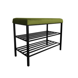 Szafka na buty BL75 czarna – praktyczny regał i półka