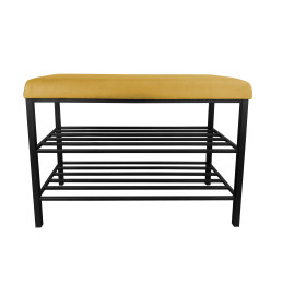 Szafka na buty MG15 czarna – regał i półka do przedpokoju